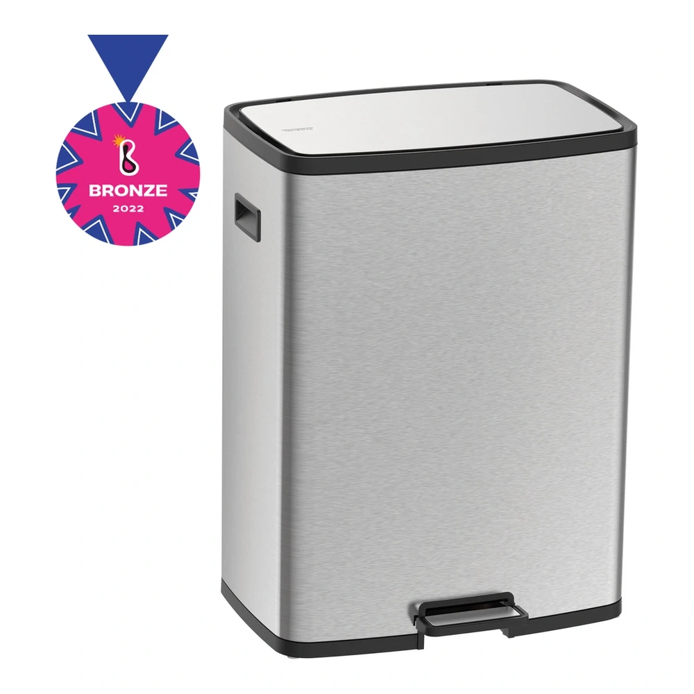 BASURERO INOX CON PEDAL OCTOS 45L TRAMONTINA T945445 3