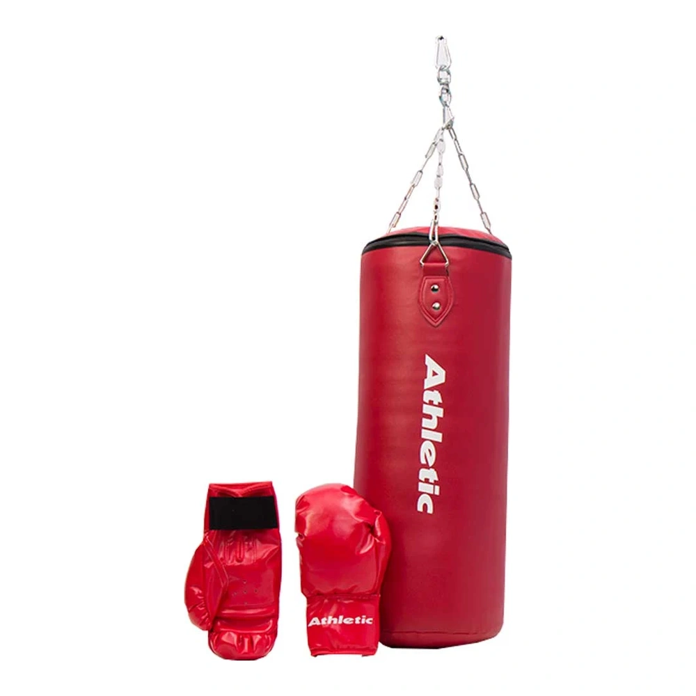 BOLSA DE BOXEO 15 KG + GUANTIN ATHLETIC