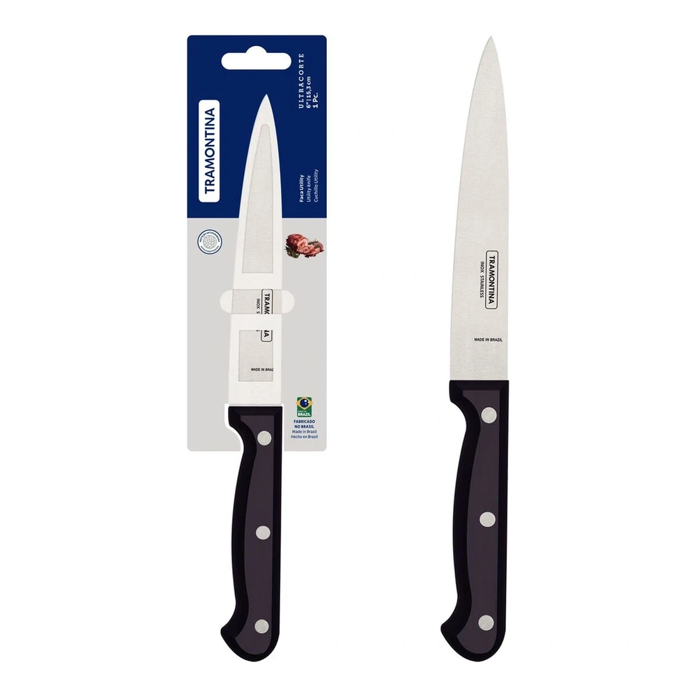 CUCHILLO UTILITY 6 ULTRACORTE TRAMONTINA T23860 2