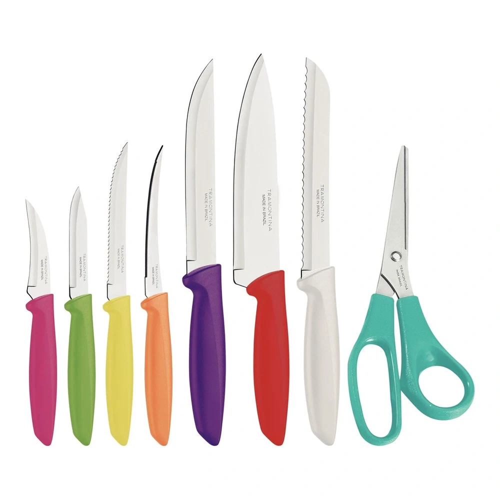 JUEGO  DE CUCHILLOS 8 PZAS PLENUS TRAMONTINA T23498E 3