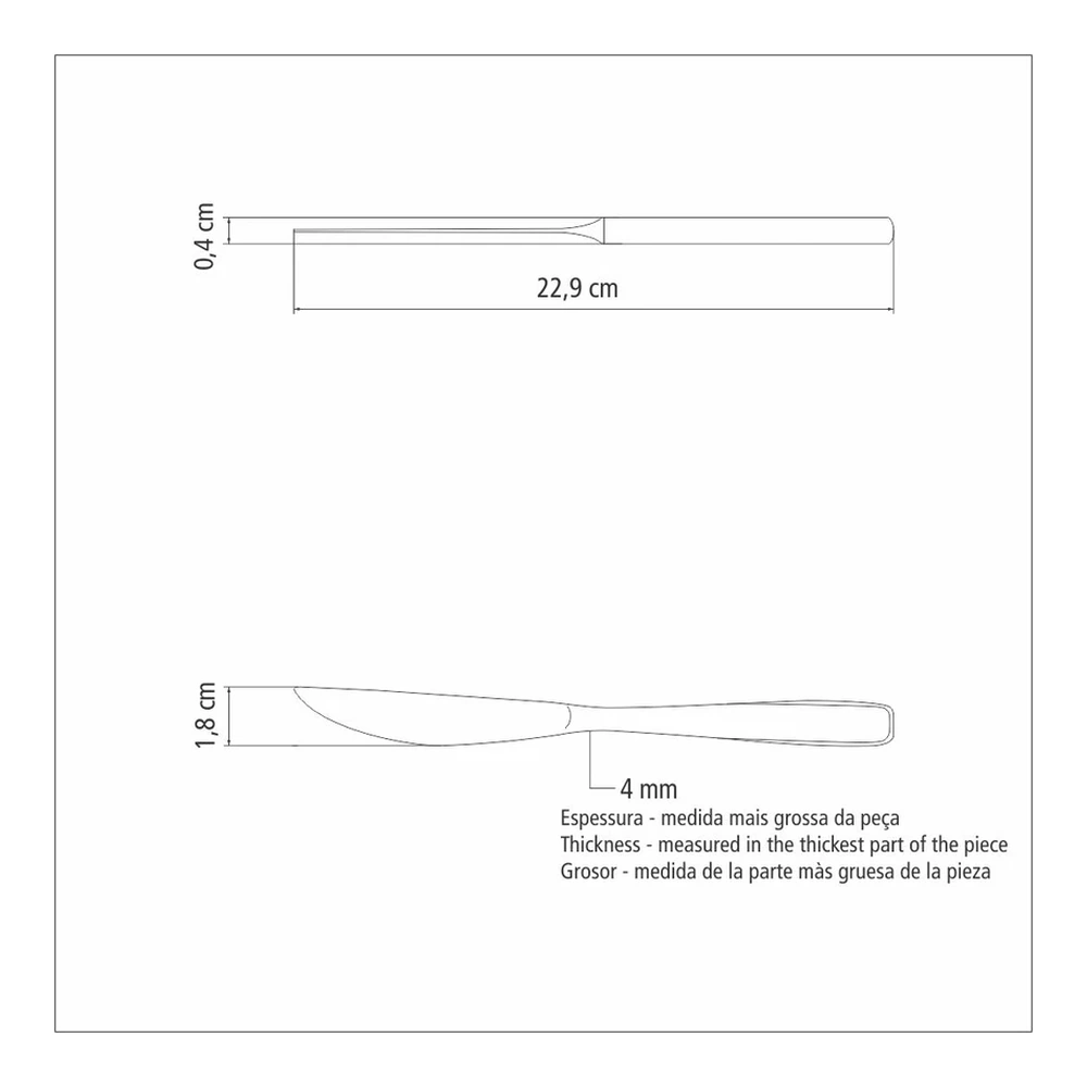 CUCHILLO PARA ASADO CONTINENTAL TRAMONTINA T63965F 4