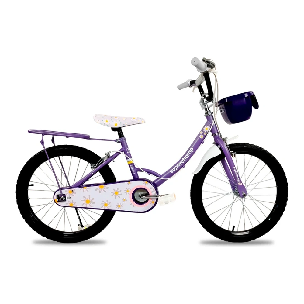 BICICLETA SUPERCHAMP FLOWER ARO 20 LILA