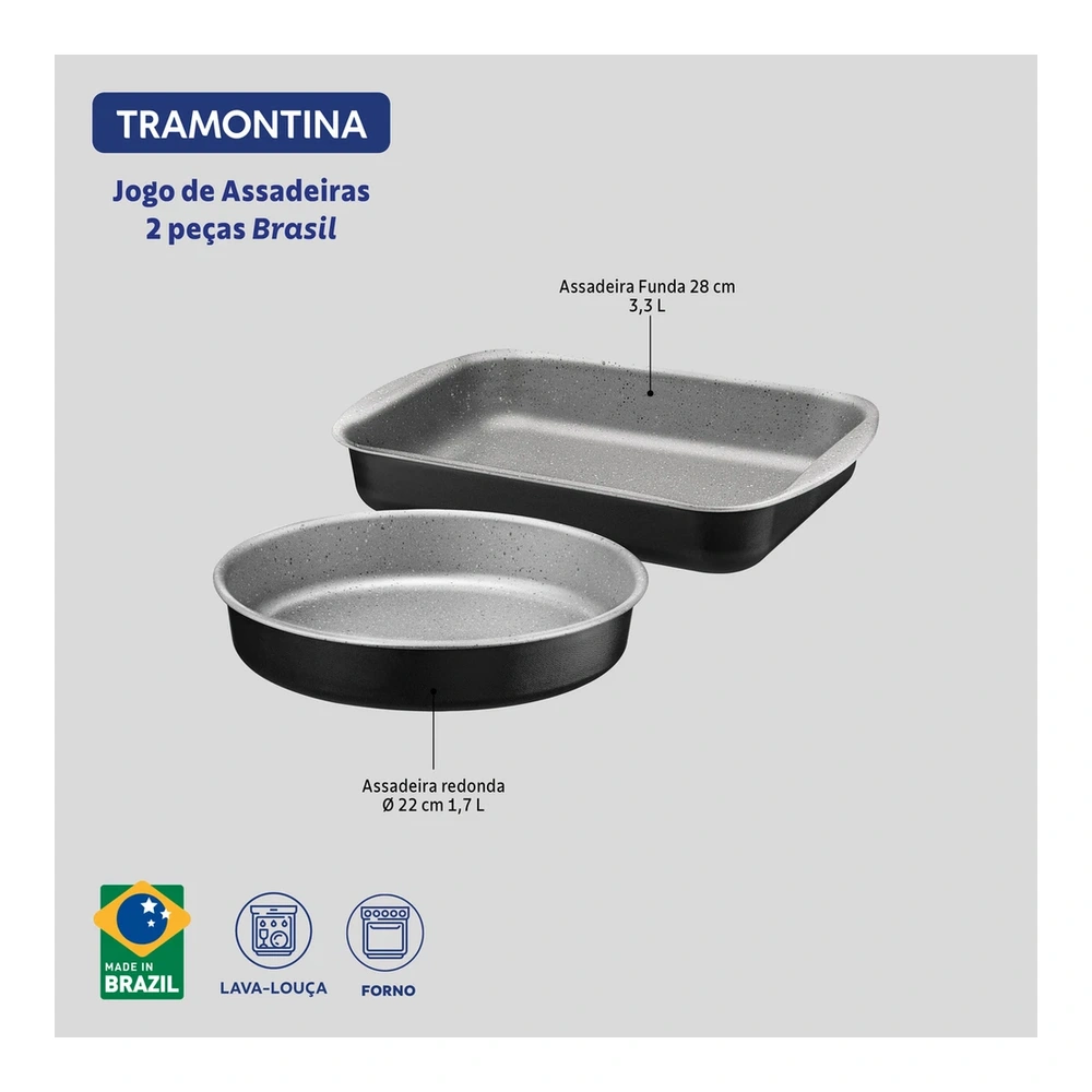 JUEGO  DE ASADERAS 2 PZAS BRASIL TRAMONTINA T200991 3
