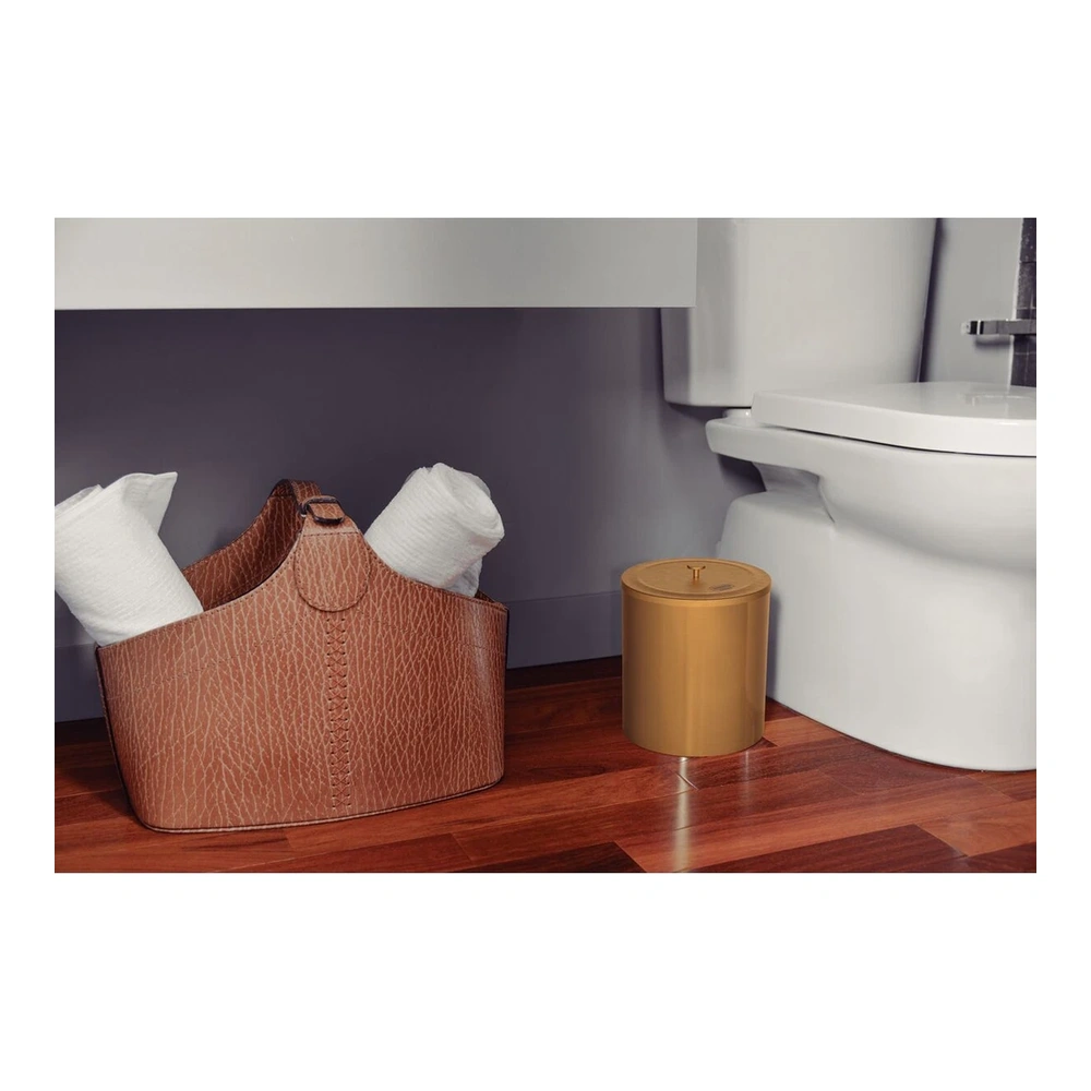 BASURERO INOX CON TAPA UTIL 5L ORO TRAMONTINA T94540I 5