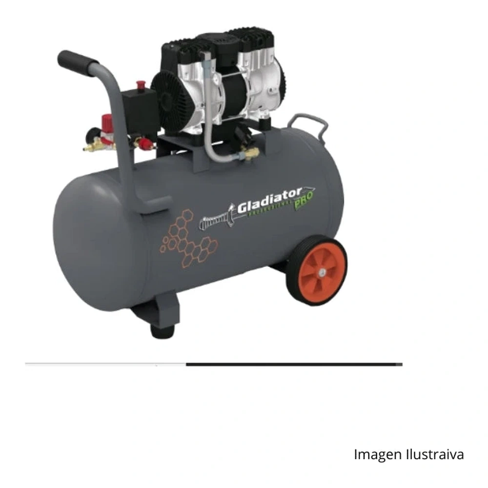 COMPRESOR  DE 40L S/ ACEITE 1.5HP/1100W