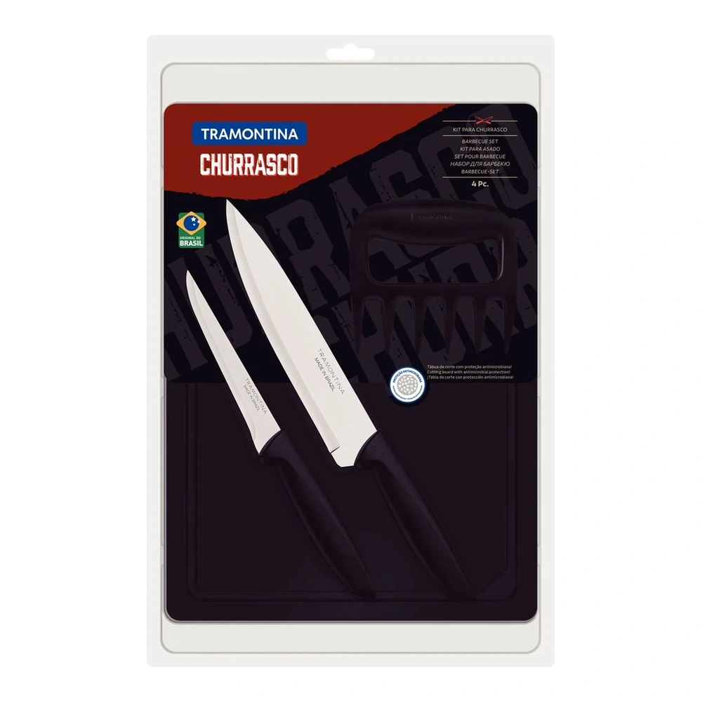 JUEGO  CUCHILLOS 4 PZAS PLENUS TRAMONTINA T23498Y 5
