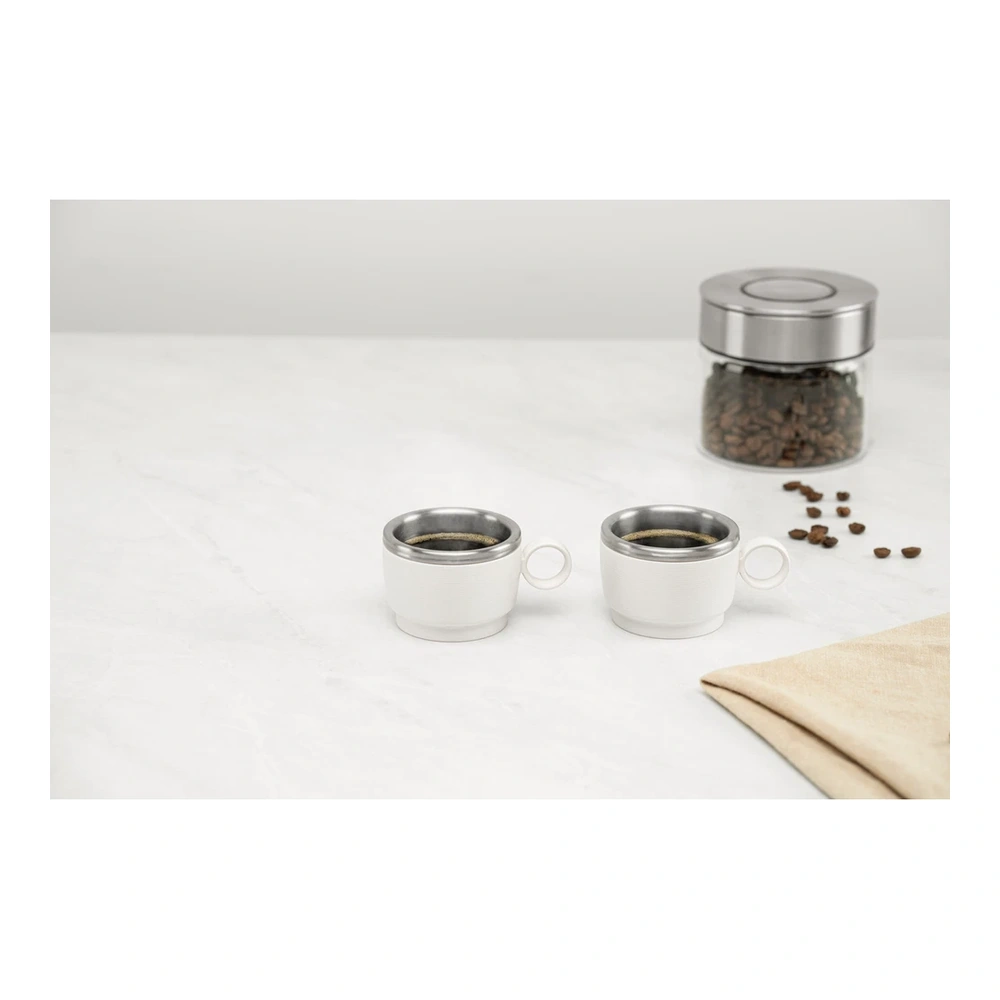 JUEGO  DE TAZULAS PARA CAFÉ 2 PZAS  - 0,08LT TRAMONTINA T647607 3