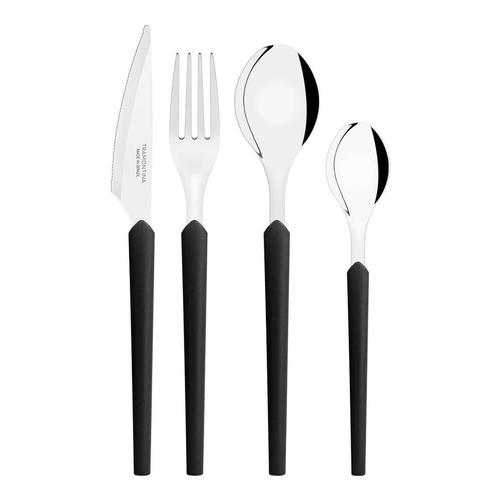 JUEGO  CUBIERTOS 24 PZAS OBELLINE TRAMONTINA T23599N 2
