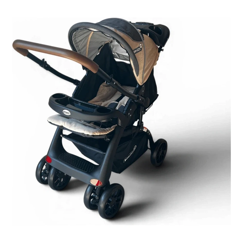 CARRITO MOM-EZY C/BABY SEAT BEIGE MEZ-13777L-BG 3