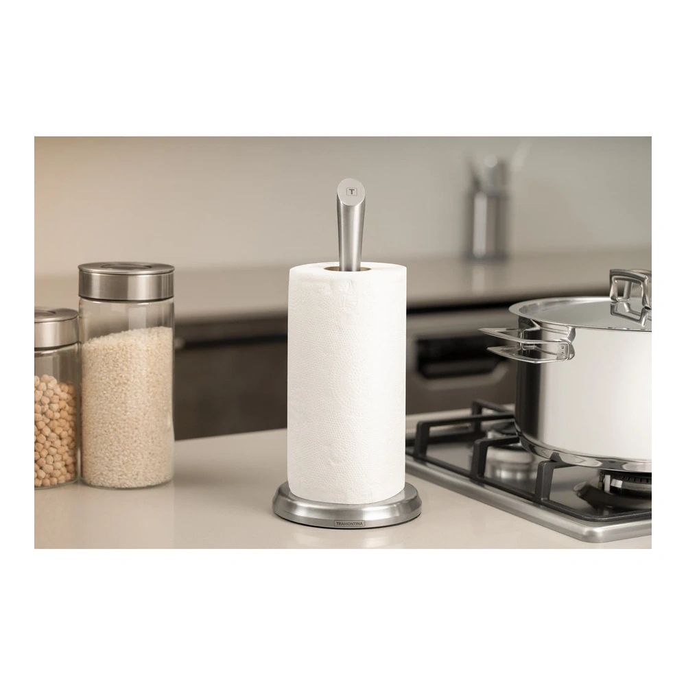 DISPENSADOR DE TOALLAS DE PAPEL DE ACERO TRAMONTINA T615382 4