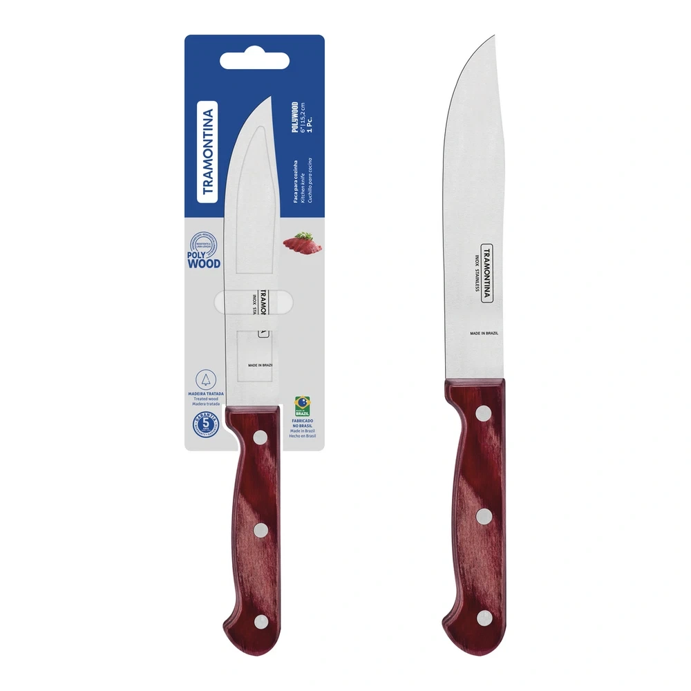 CUCHILLO COCINA 6 POLYOOD TRAMONTINA T211266 2