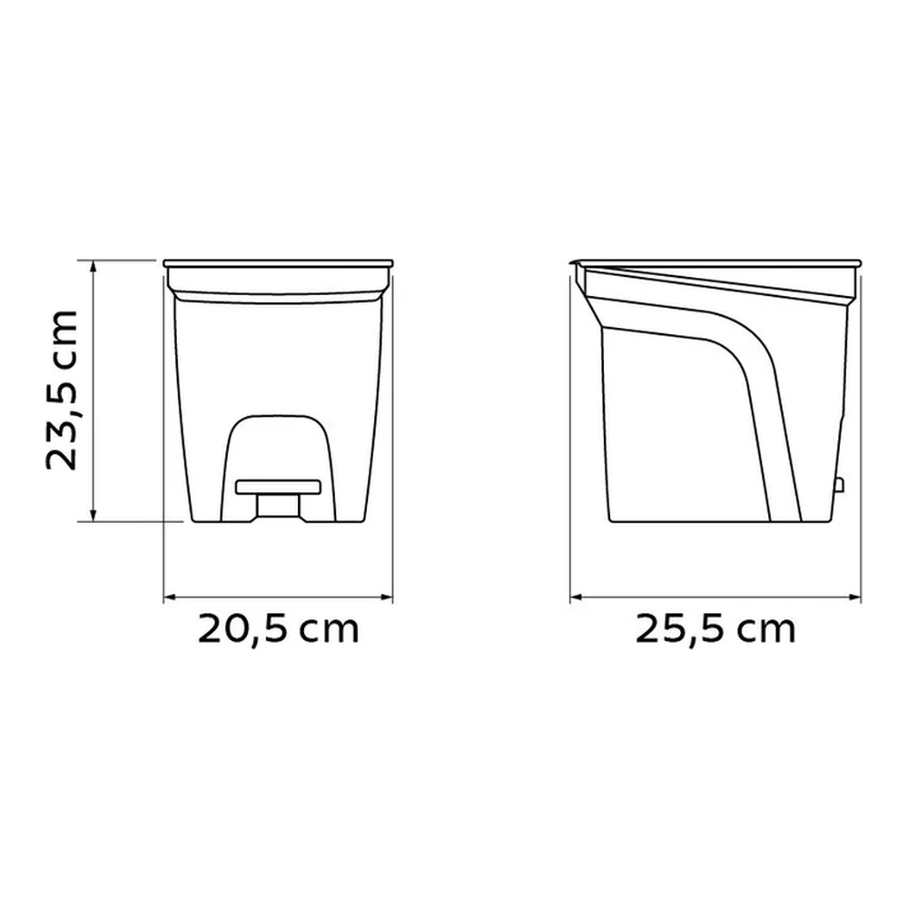 BASURERO URBAN 7L NE TRAMONTINA T928511 4