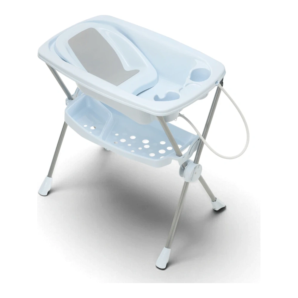 BAÑERA PARA BEBE GALZERANO ACQUA PREMIUM CON SOPORTE + REDUCTOR AZUL 20KG 7090BL