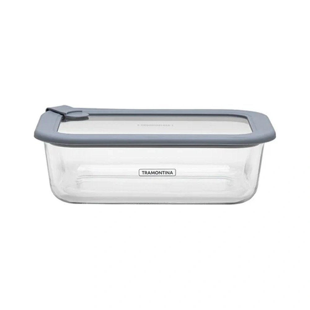CONTENEDOR DE VIDRIO CON TAPA DE SLICONA TRAMONTINA T61227G 2