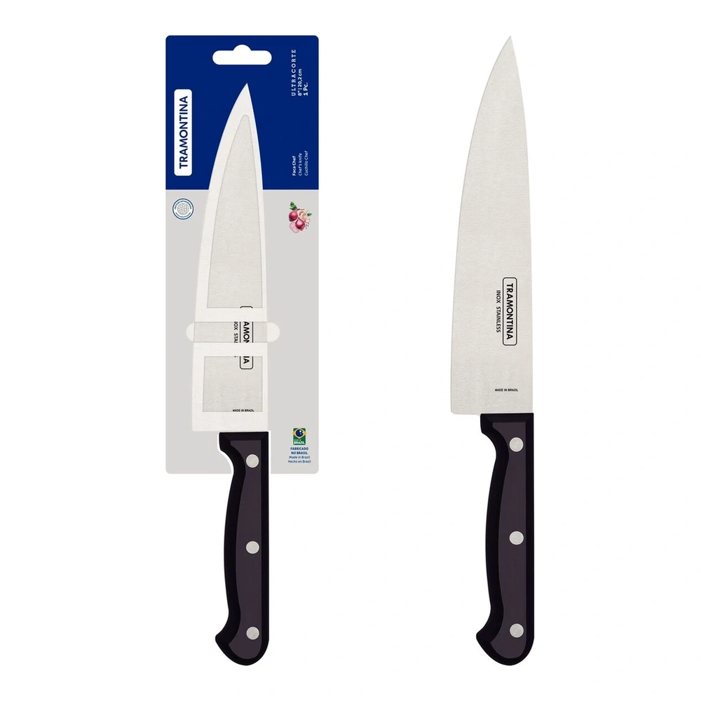 CUCHILLO CHEF 8 ULTRACORTE TRAMONTINA T238618 2