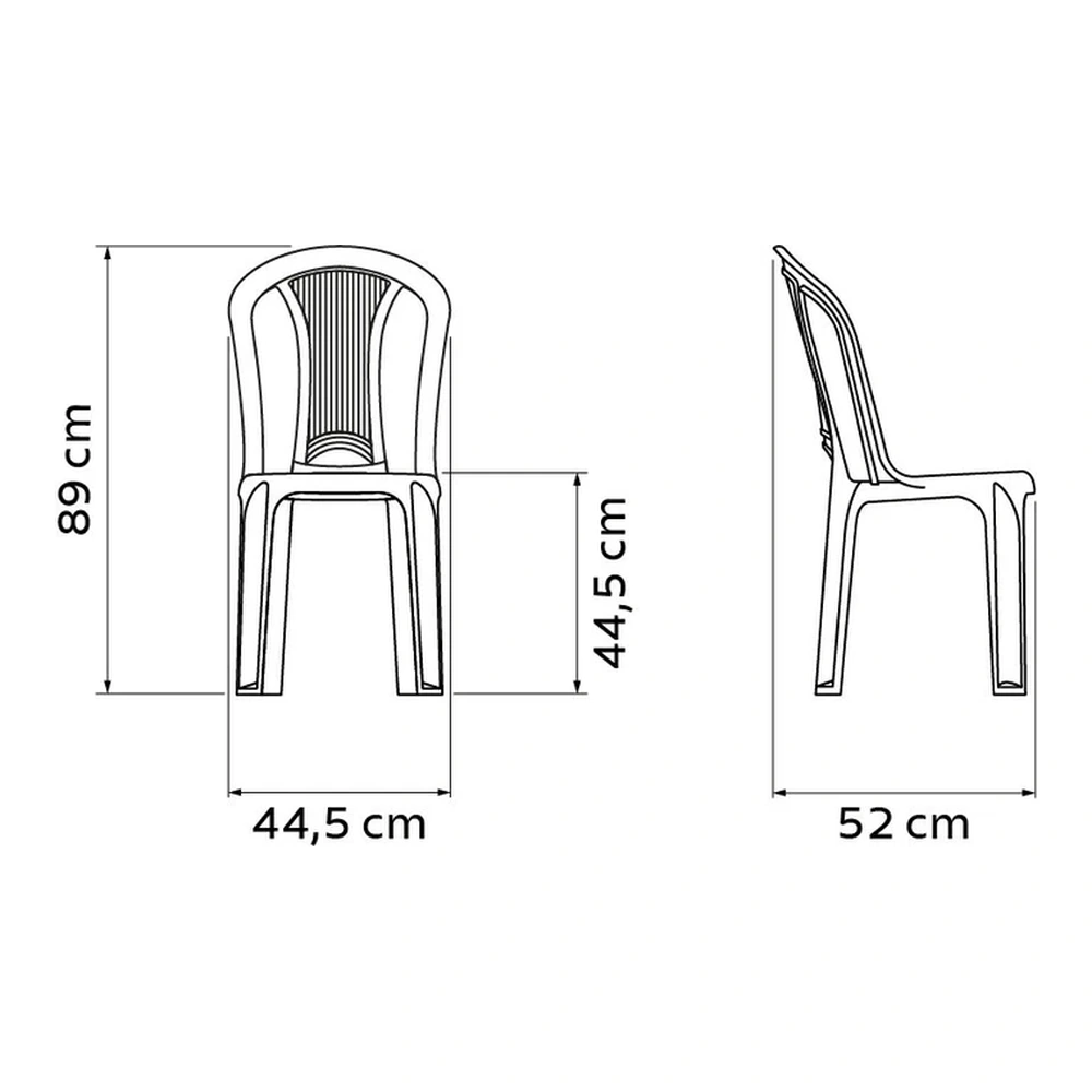 SILLA ATLANTIDA NEGRO TRAMONTINA T920132 3