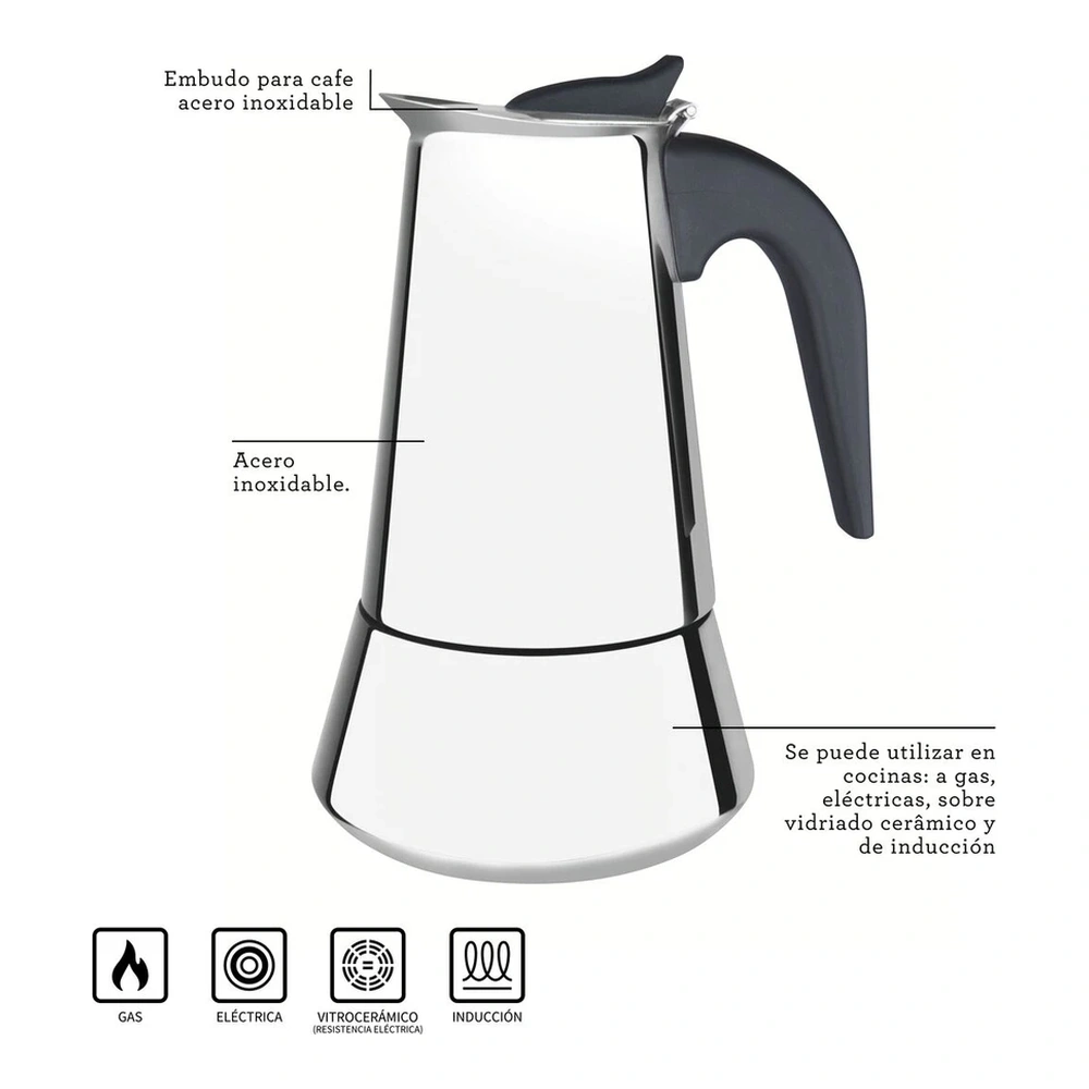 CAFETERA ESPRESSO ITALIANA TRAMONTINA T61768 3