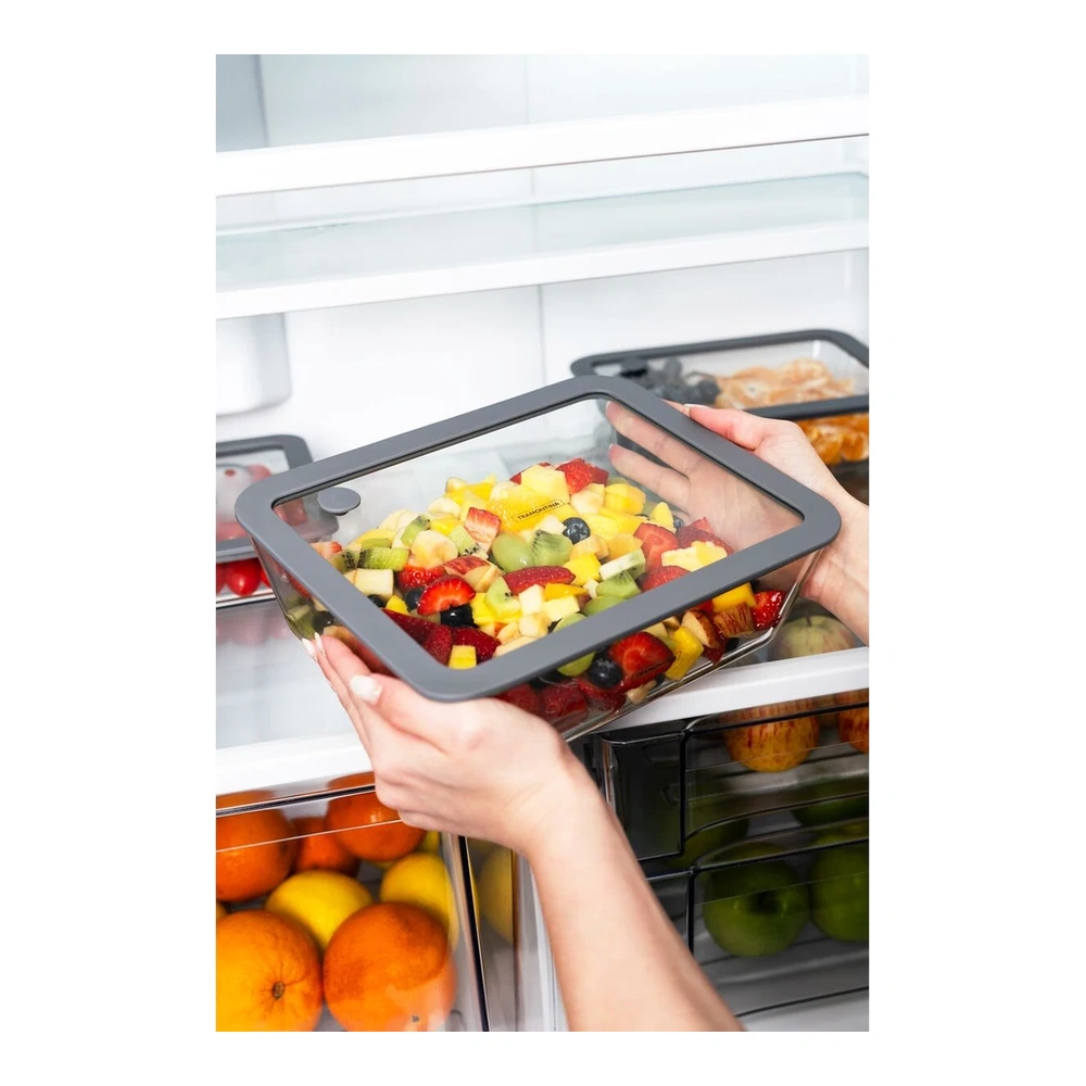 CONTENEDOR DE VIDRIO CON TAPA DE SILICONA TRAMONTINA T61227K 3