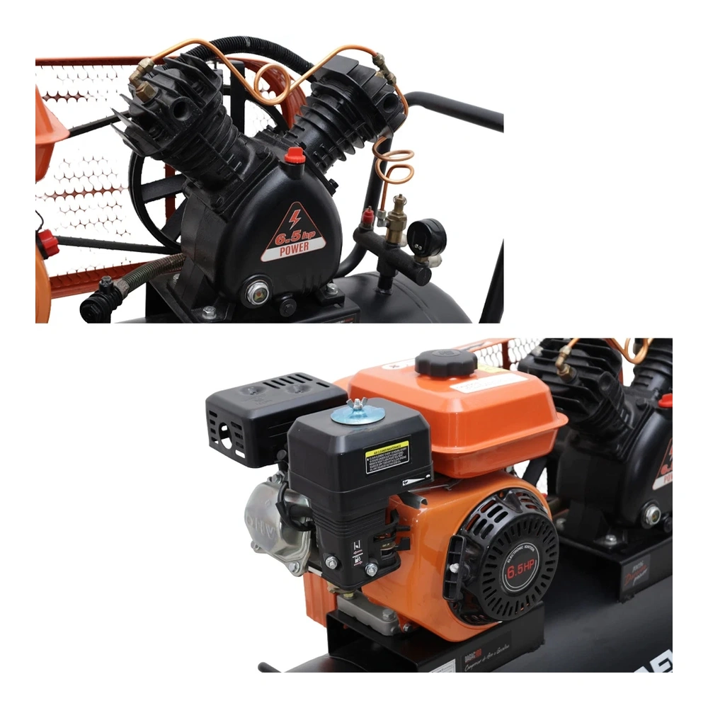 COMPRESOR DAEWOO/GASOLINA 6,5HP 100L 3