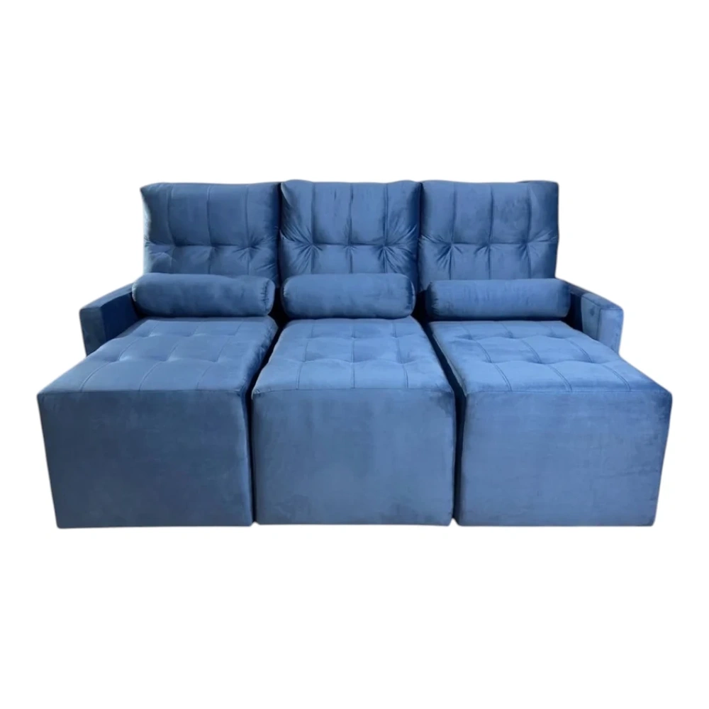 Sofá Retráctil Unanime 3L Ayolas Azul 3