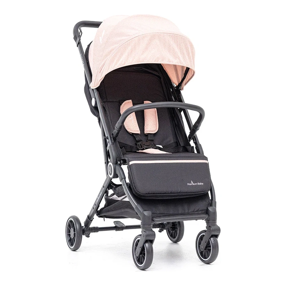 CARRITO PREMIUM BABY COMPACTO LUCA TIPO MALETA ROSA