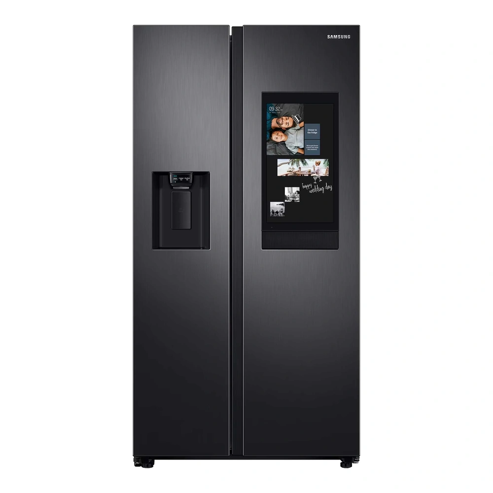HELADERA SAMSUNG 585L SIDE BY SIDE FAMILY HUB RS58T5561B1/ZS BLACK