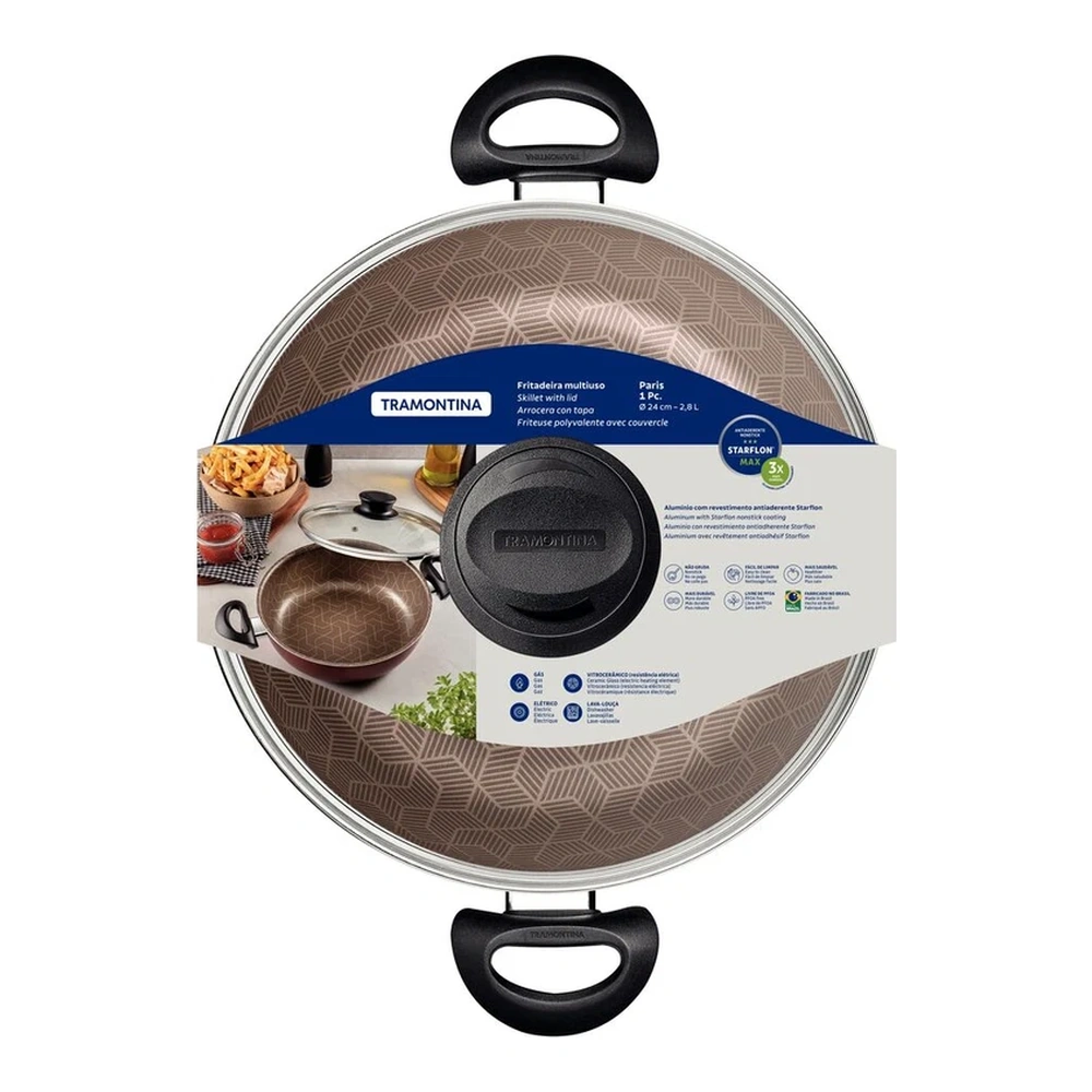 ARROCERA CON TAPA 24 CM PARIS TRAMONTINA T285176 5
