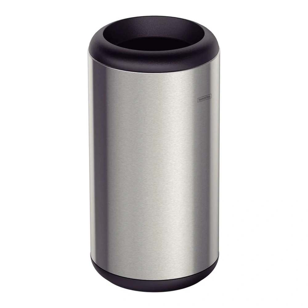 BASURERO INOX SIN TAPA PORTOFINO 23L TRAMONTINA T945405