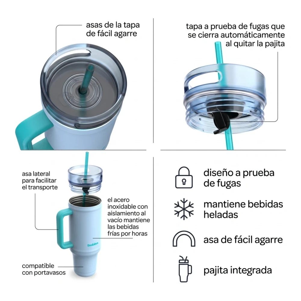VASO TÉRMICO BUBBA DE 1183ML DAYDREAMIN 4