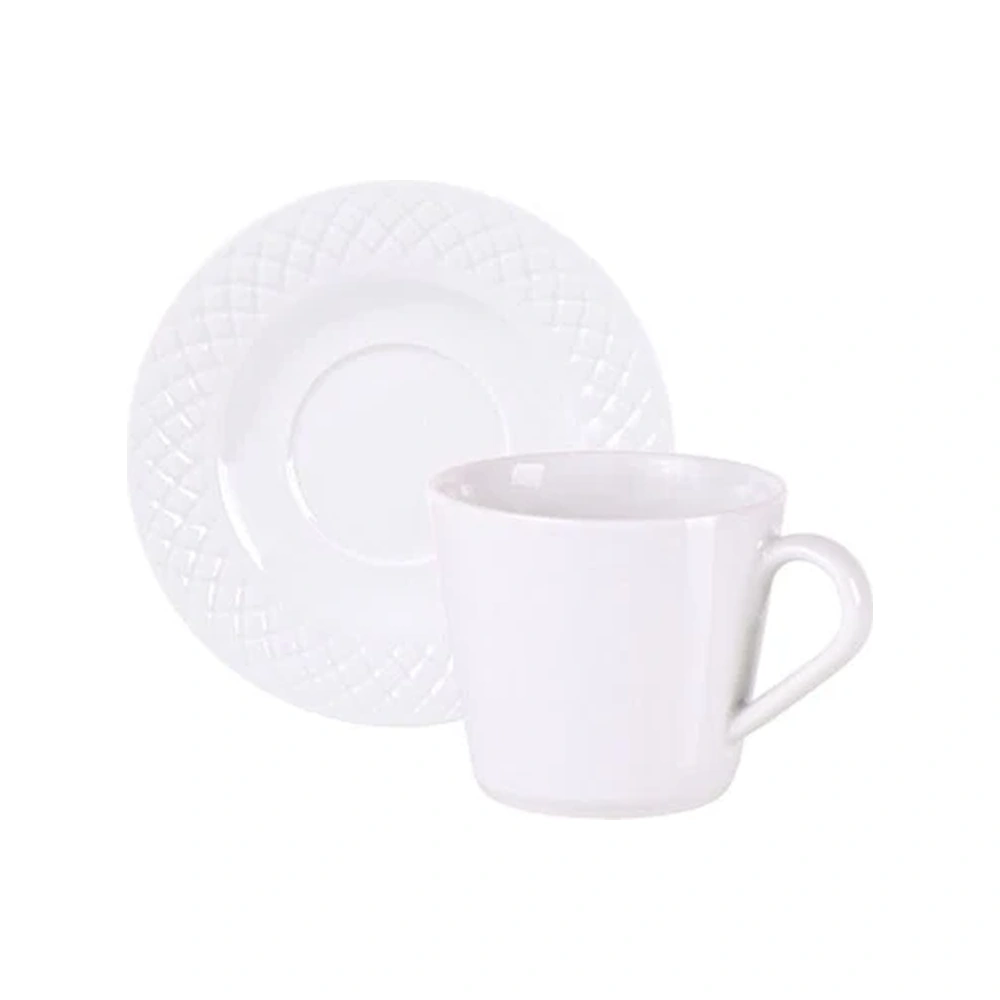 JUEGO TAZULA Y PLATILLO TÉ INEGRORID TRAMONTINA T960112