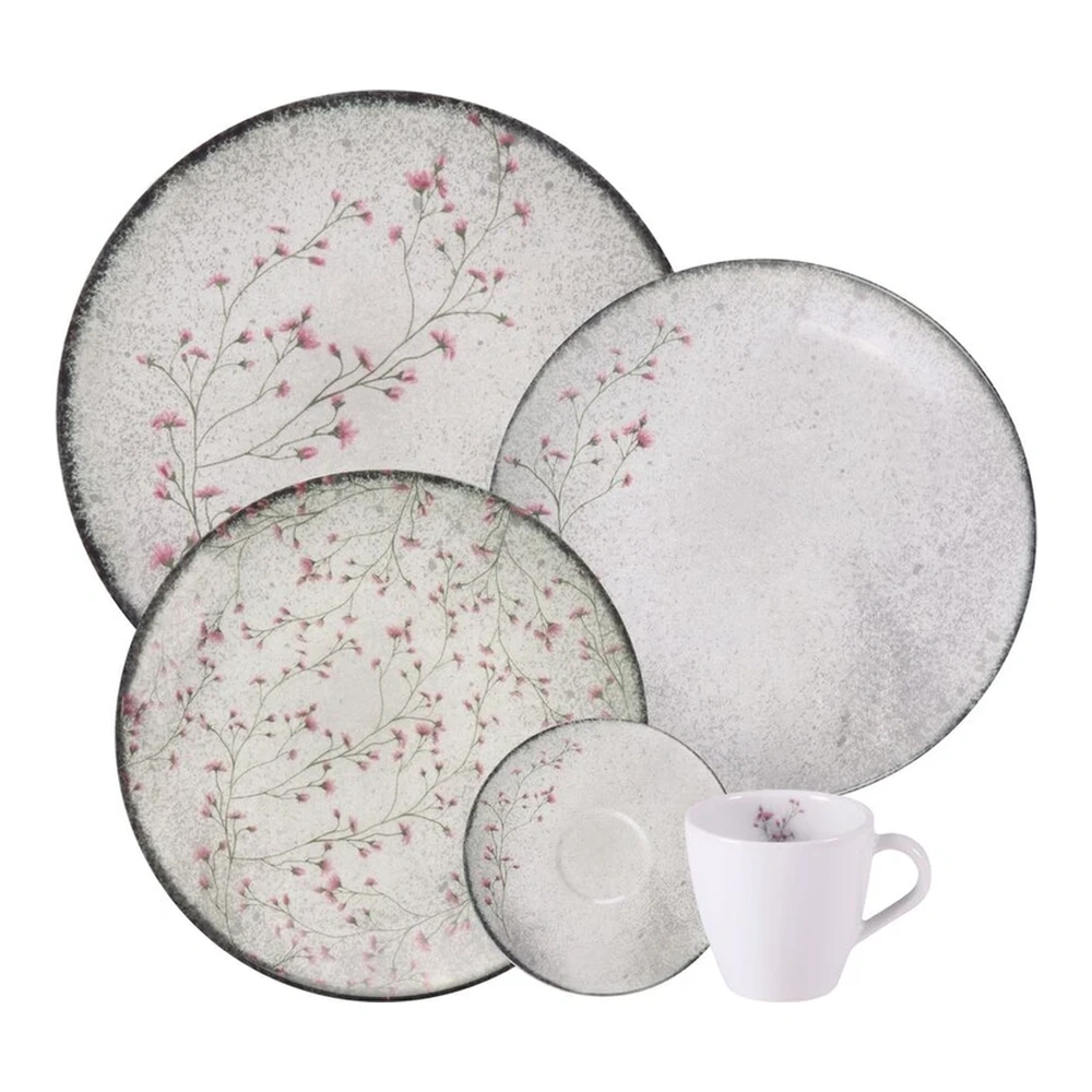 FLORALIS VAJILLA DE 20 PZAS  TRAMONTINA T96589E 2