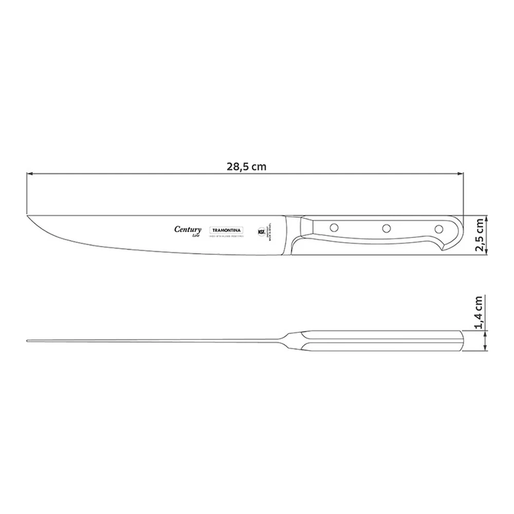 CUCHILLO COCINA 7 CENTURY TRAMONTINA T240072 4