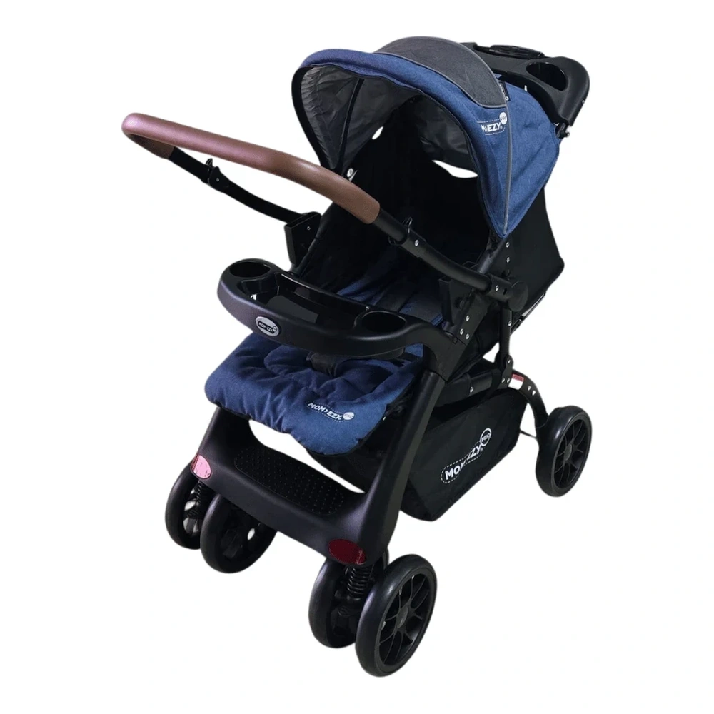 CARRITO MOM-EZY C/BABY SEAT AZUL MEZ-13777L-BL 3