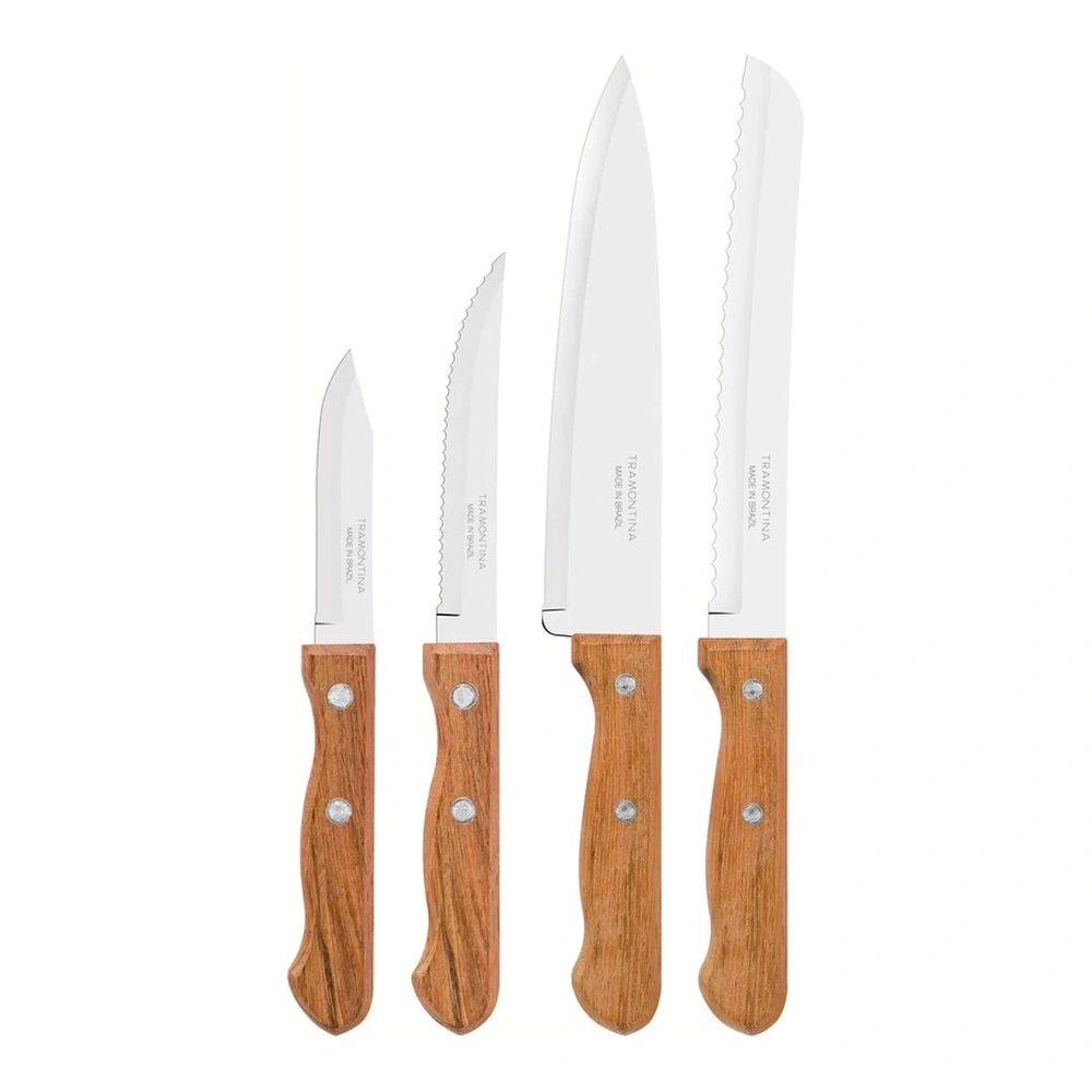 JUEGO CUCHILLOS 4 PZAS DYNAMARILLOIC TRAMONTINA T22399G