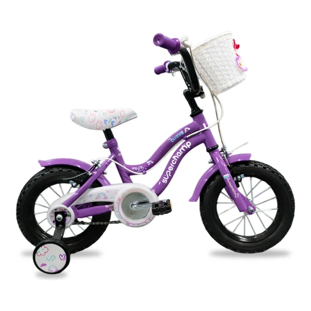 BICICLETA SUPERCHAMP CURVE ARO 12 LILA