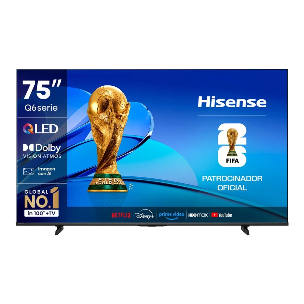 TV HISENSE 75" SMART 4K QLED GOOG TV