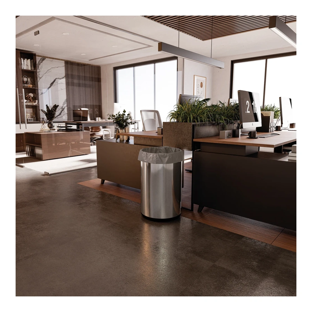 BASURERO INOX INST SIN TAPA  LIGURIA 70L TRAMONTINA T945398 3