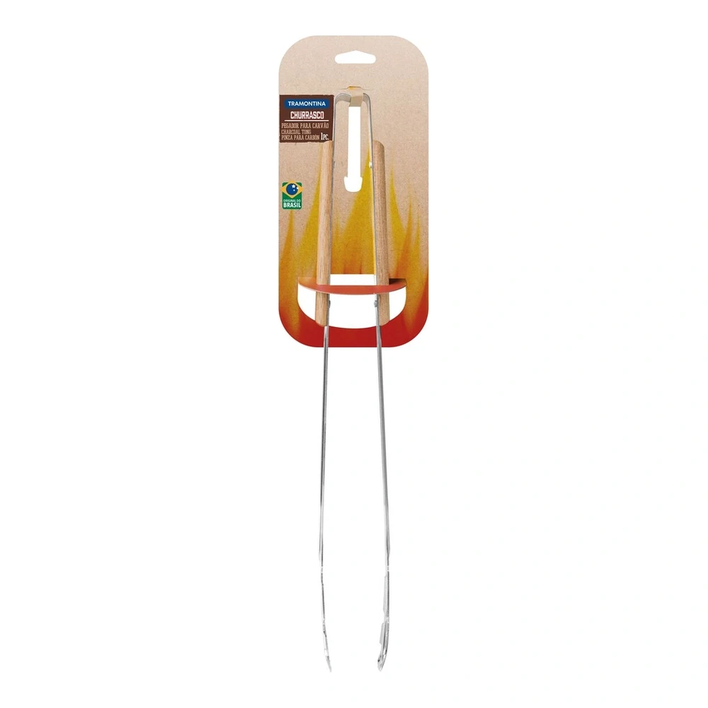 PINZA DE CARBON CHURRASCO TRAMONTINA T26467 3