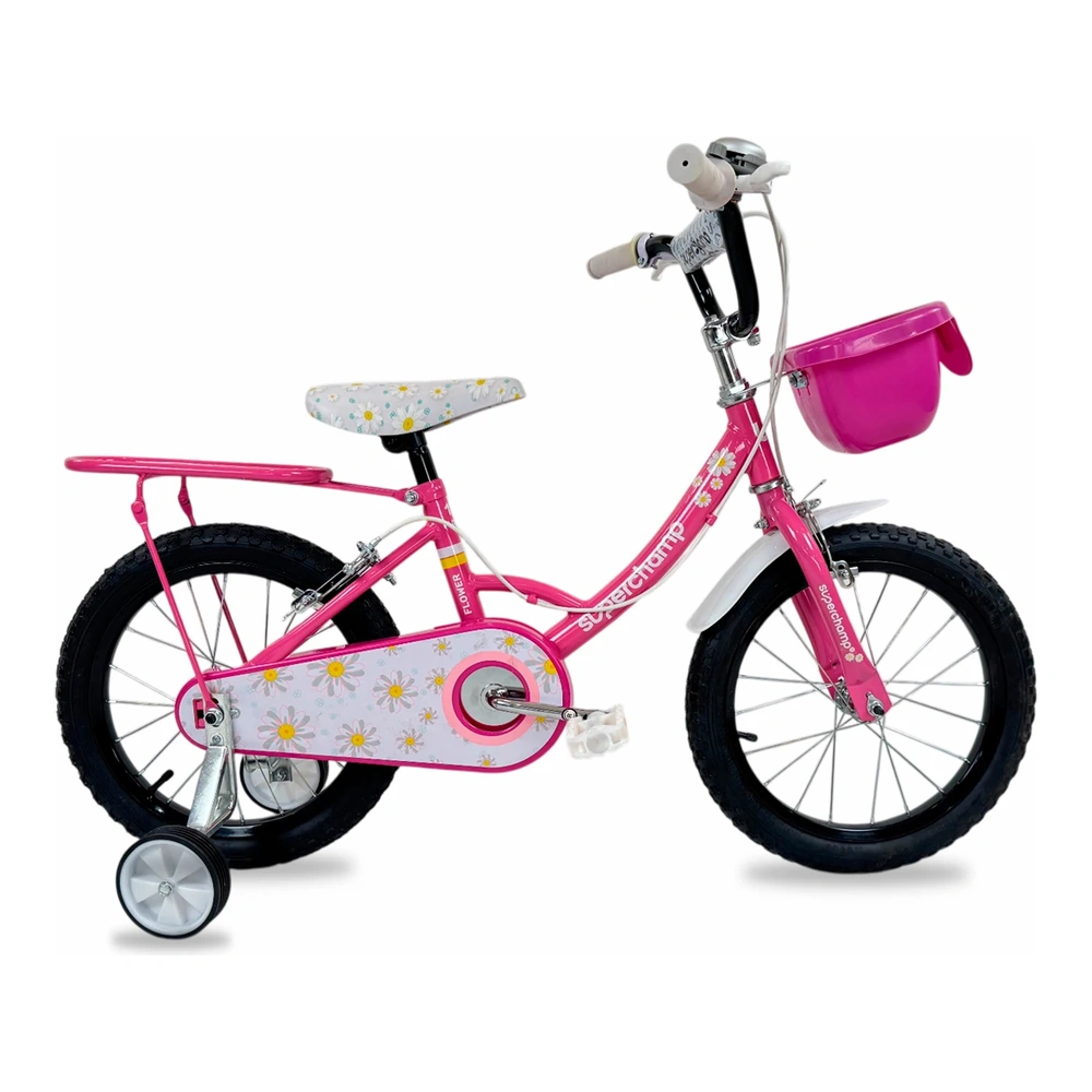 BICICLETA SUPERCHAMP FLOWER ARO 16 ROSADO