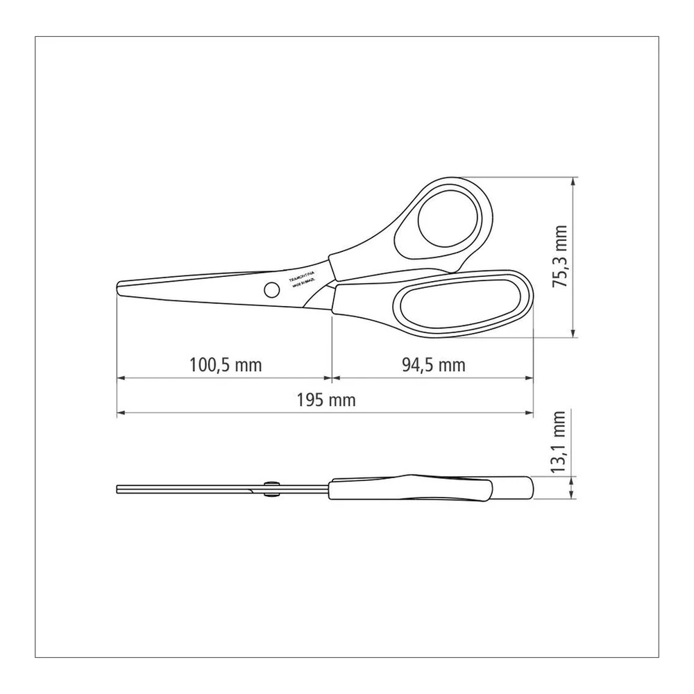 TIJERA PARA COSER 7 SUPERCORT TRAMONTINA T259501 5