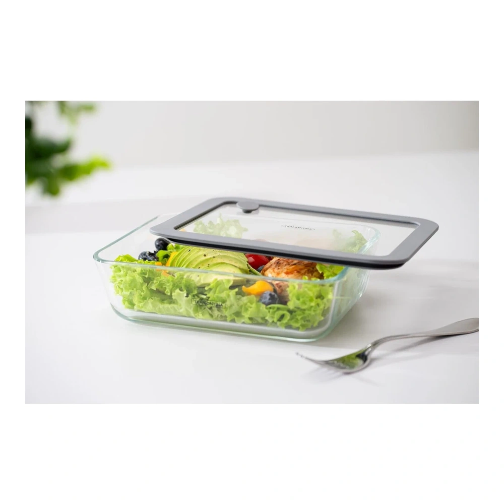 CONTENEDOR DE VIDRIO CON TAPA DE SILICONA TRAMONTINA T61227I 5