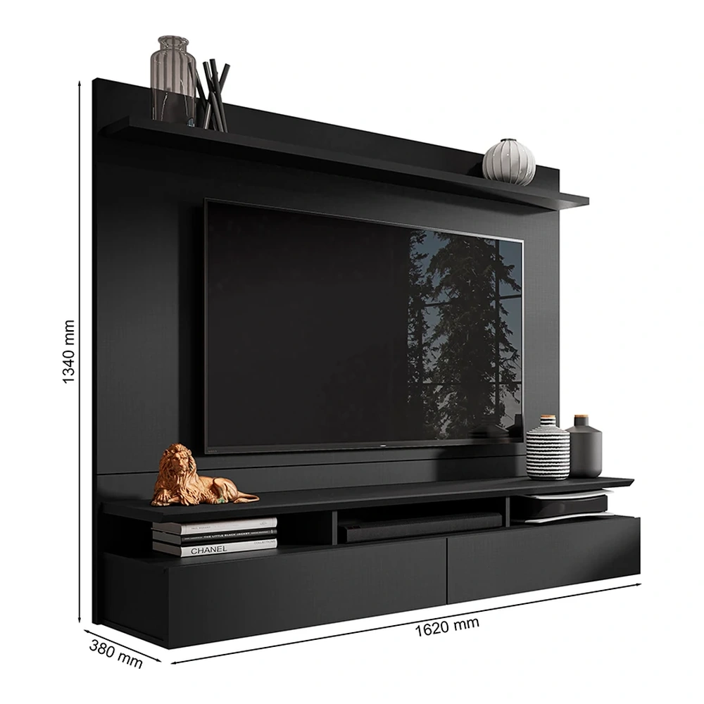 PANEL UNANIME NORUEGA P/TV HASTA 55" NEGRO 2