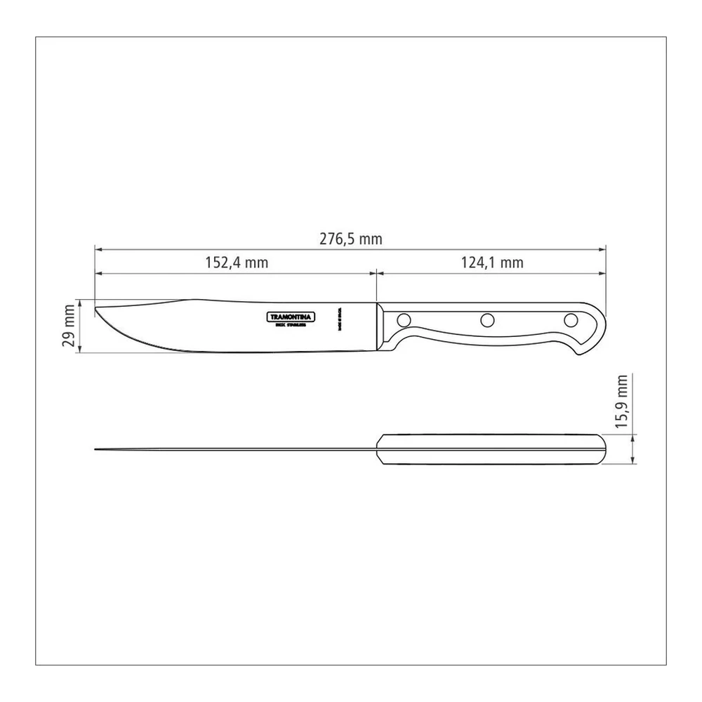 CUCHILLO DE COCINA 6 ULTRACORTE TRAMONTINA T238566 5