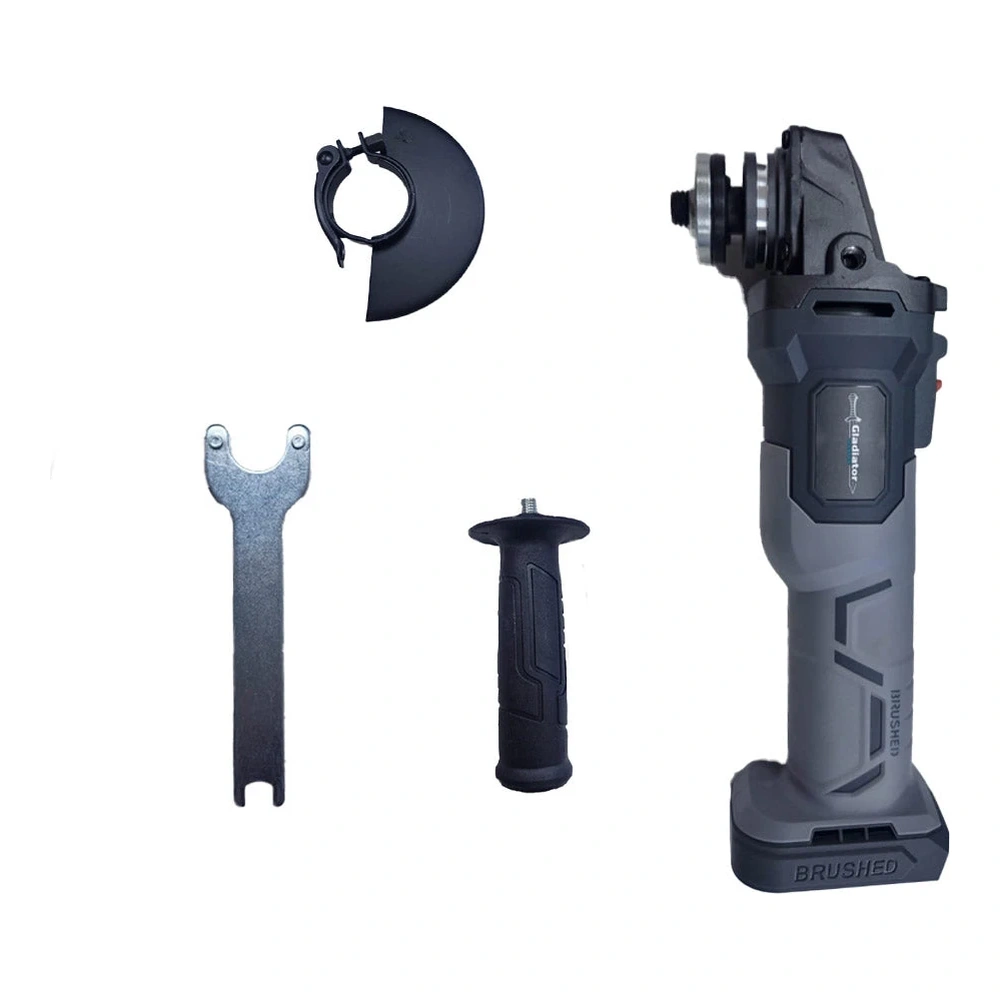 AMOLADORA ANGULAR RECARGABLE A BATERÍA GLADIATOR 115MM 900W 2