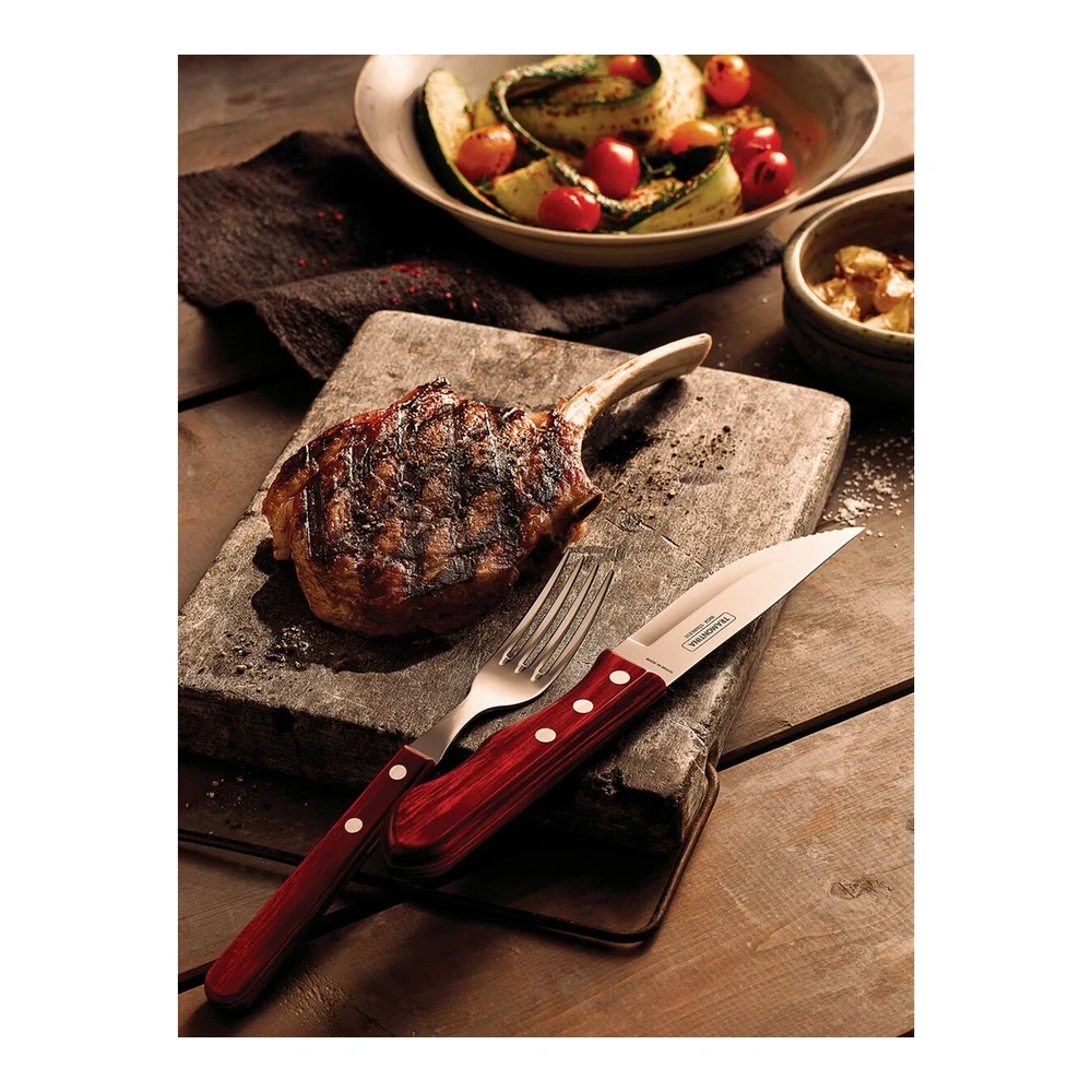 JUEGO  ASADO 12 PZAS POLYOOD TRAMONTINA T21199O 4