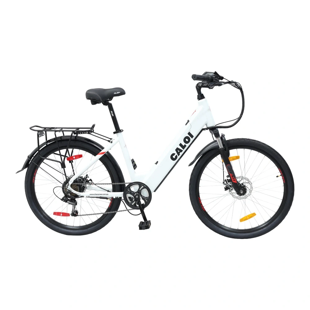 BICICLETA CALOI E-PRO 26 CITY MEDIUM BLANCO