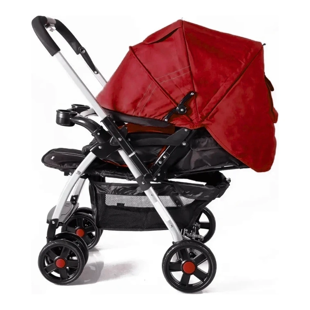 CARRITO CUNA eBABY ROJO 1130-RJ 4