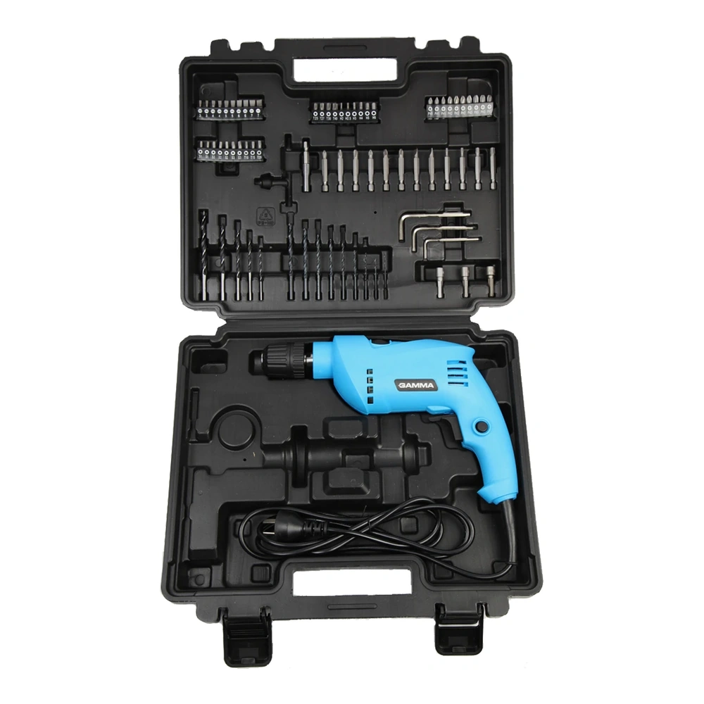 KIT TALADRO 650W MAS MALETIN GAMMA 1901-10MM G20749