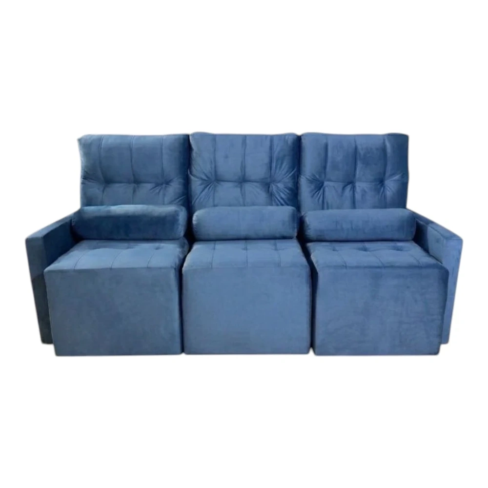 Sofá Retráctil Unanime 3L Ayolas Azul 2