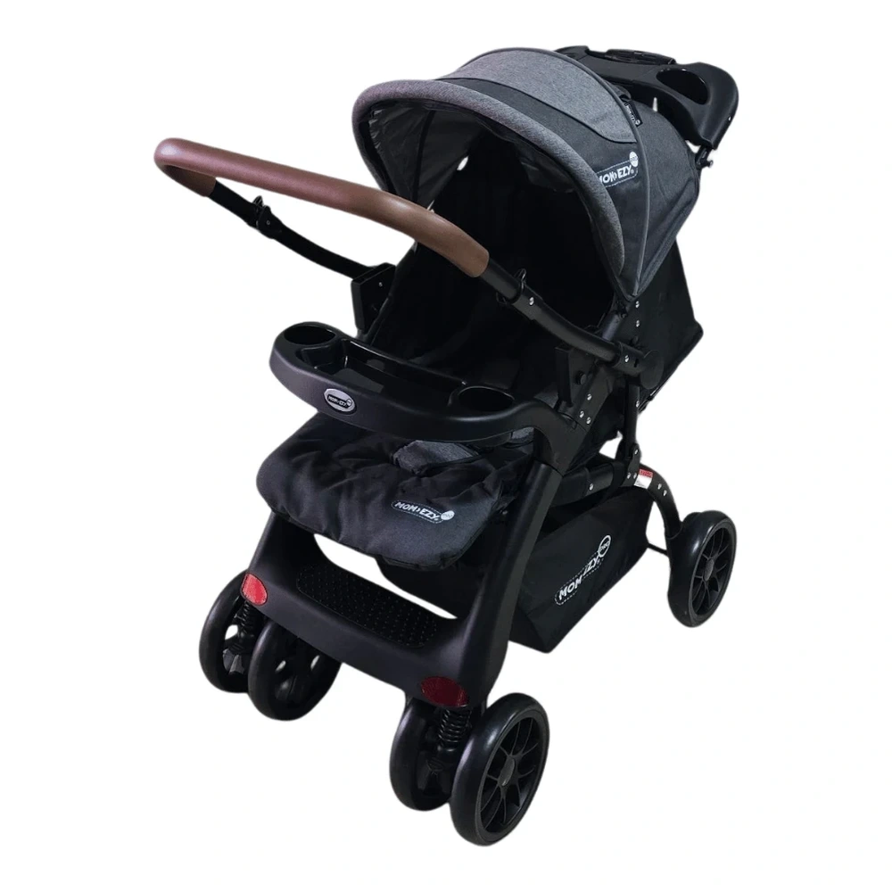 CARRITO MOM-EZY C/BABY SEAT NEGRO MEZ-13777L-BK 3